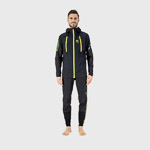 Karpos Lavaredo Rain Jacket Black/Green Fluo