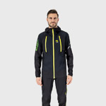 Karpos Lavaredo Rain Jacket Black/Green Fluo