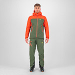 Karpos Valsesia Shell Jacket Thyme/Spicy Orange