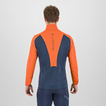 KARPOS PIZZOCCO EVO FULL-ZIP FLEECE OUTER SPACE/SCARLET IBIS
