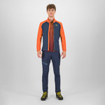 KARPOS PIZZOCCO EVO FULL-ZIP FLEECE OUTER SPACE/SCARLET IBIS