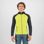 KARPOS AMBRIZZOLA FULL-ZIP HOODIE PRIMROSE/VULCAN