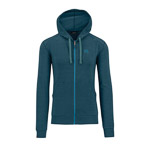 KARPOS COPPOLO MERINO FULL ZIP HOODIE STARGAZER/NIAGARA