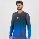 Karpos Val Di Dentro Jersey Ls Black/Indigo B./Green Fluo