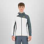 KARPOS AVERAU FULL-ZIP HOODIE FLEECE BRIGHT WHITE/DARK SLATE
