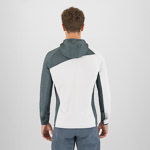KARPOS AVERAU FULL-ZIP HOODIE FLEECE BRIGHT WHITE/DARK SLATE