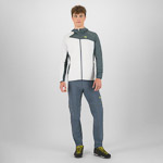 KARPOS AVERAU FULL-ZIP HOODIE FLEECE BRIGHT WHITE/DARK SLATE