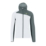 KARPOS AVERAU FULL-ZIP HOODIE FLEECE BRIGHT WHITE/DARK SLATE
