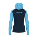 Karpos Ambrizzola W Full-Zip Hoodie Sky Captain/Blue Atoll