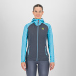 KARPOS AMBRIZZOLA W FULL-ZIP HOODIE OMBRE BLUE/BACHELOR B.