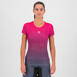 Karpos Verve Mesh W T-Shirt Ombre Blue/Cabaret