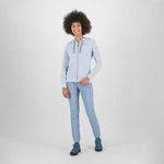 KARPOS COPPOLO MERINO W FULL ZIP HOODIE MIST/BLOOM