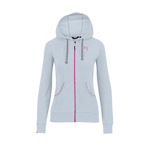KARPOS COPPOLO MERINO W FULL ZIP HOODIE MIST/BLOOM