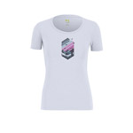 KARPOS VALLEY W T-SHIRT BRIGHT WHITE/BLOOM