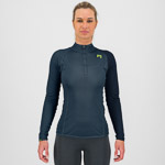 Karpos Dinamico Octa W Jersey Ls Half Zip Midnight/Vulcan