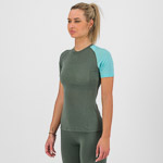 Karpos Dinamico Merino 130 W T-Shirt Thyme/Aqua Ski