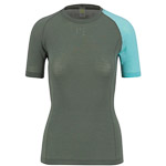 Karpos Dinamico Merino 130 W T-Shirt Thyme/Aqua Ski