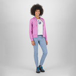KARPOS VOLPE W FULL ZIP HOODIE BLOOM
