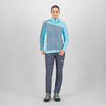 KARPOS AVERAU W FULL-ZIP HOODIE FLEECE WINDW.BLUE/BACHELOR B.