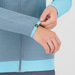 KARPOS AVERAU W FULL-ZIP HOODIE FLEECE WINDW.BLUE/BACHELOR B.