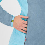 KARPOS AVERAU W FULL-ZIP HOODIE FLEECE WINDW.BLUE/BACHELOR B.