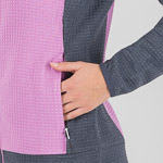 KARPOS AVERAU W FULL-ZIP HOODIE FLEECE BLOOM/OMBRE BLUE