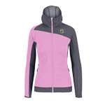KARPOS AVERAU W FULL-ZIP HOODIE FLEECE BLOOM/OMBRE BLUE