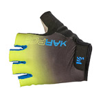 Karpos Federia 1/2 Fingers Glove Indigo B/Black/Green Fluo