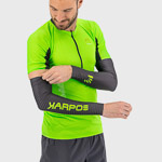 Karpos Lavaredo Arm Warmers Black/Green Fluo