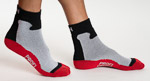 Socks CDN cross country Red-Black