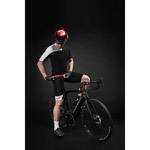 Pinarello Bib Shorts POWER Think Asymmetric Black/White/Red