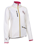 ST Patched Fleece Jacket W White